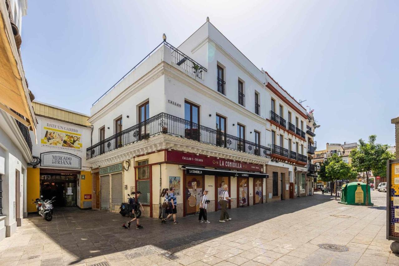 Comfy Away - Apartamento Exclusivo Mercado De Triana Con Balcon Sevilla Eksteriør billede
